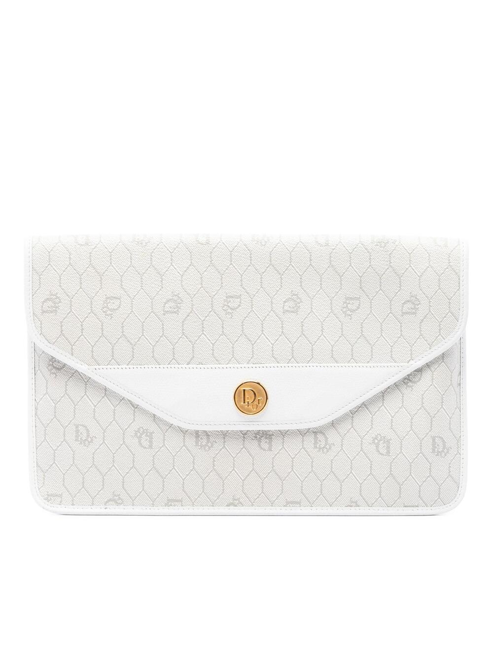 Dior Honeycomb Coated Canvas Clutch #359777D49B